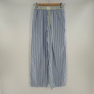 Anthropologie By Anthropologie The Wren Boxer Pants Blue Stripe Size XS